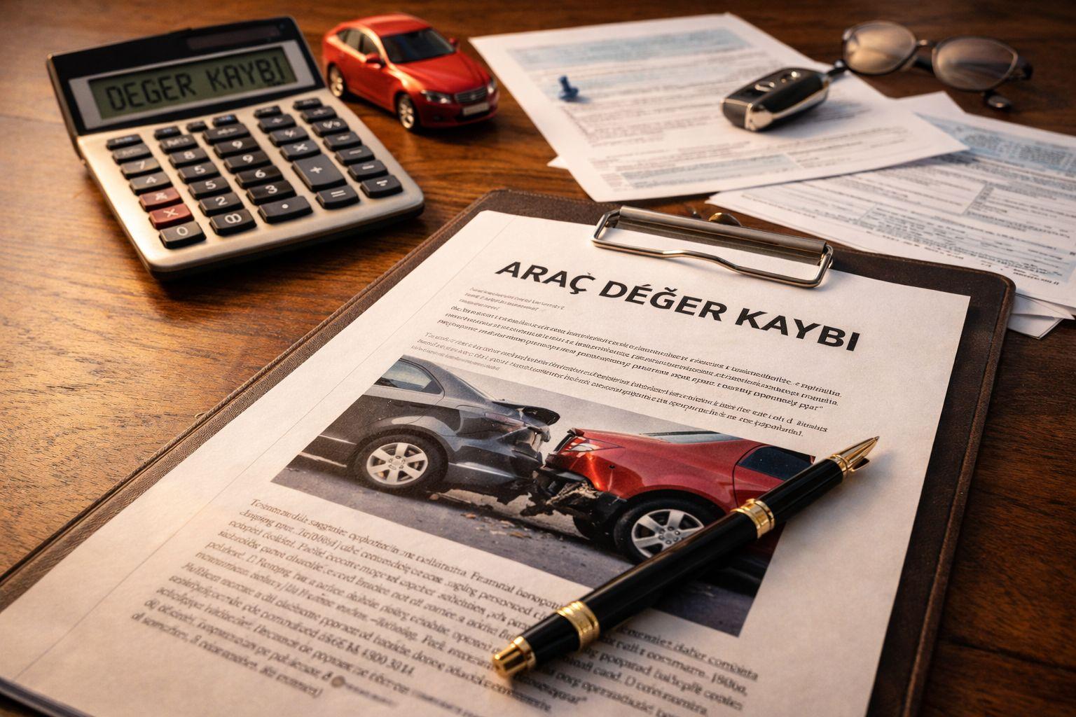 Trafik Kazasında Araç Değer Kaybı Nasıl Alınır? Sigorta Başvurusu ve Süreç